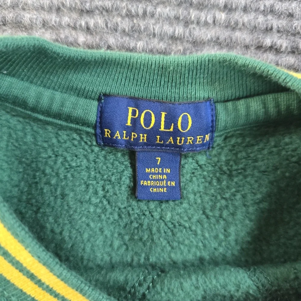 Vintage Polo Ralph Lauren Crewneck Sweatshirt Kids Size 7